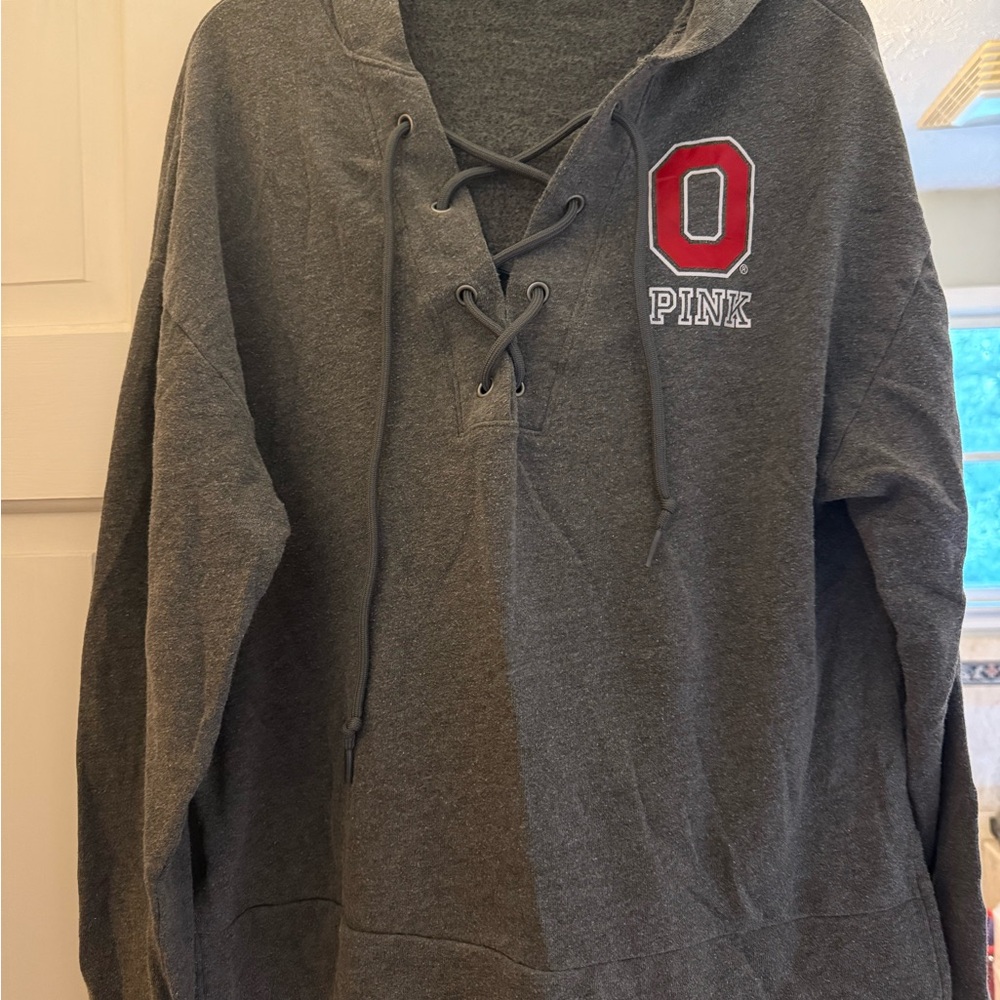 Victoria's Secret Pink Charcoal Hoodie